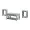 Alaterre Furniture Coventry 36" Coffee Table with Drawer and Two End Tables with Tray, Set of 3 ANCT0221340 - alternate 1